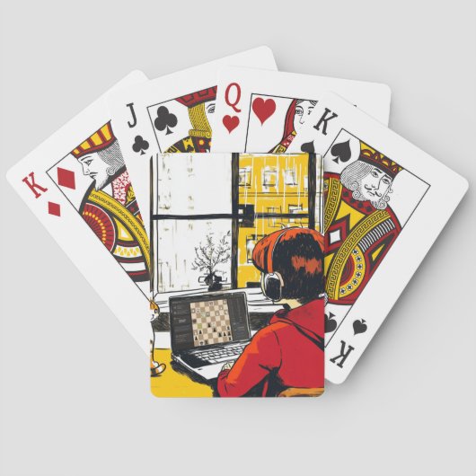 Jeu De Cartes Lofi Chess Art (dos)