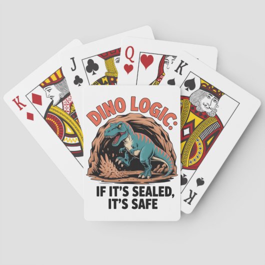 Jeu De Cartes Logique des dinosaures (dos)