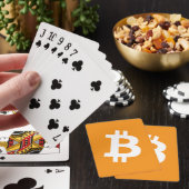 Jeu De Cartes Logo Bitcoin Cryptomonnaie (In Situ)