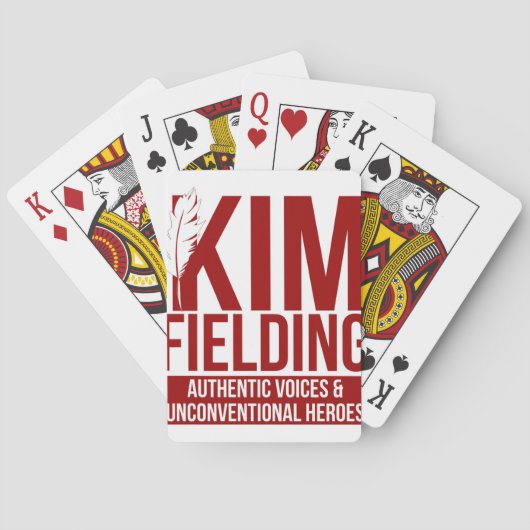 Jeu De Cartes Logo de Kim Fielding (dos)