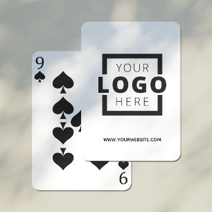 Jeu De Cartes Logo d'entreprise couleur personnalisée Marque pro