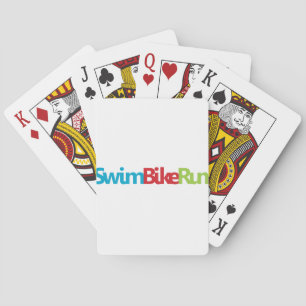 Jeu De Cartes Logo du cool de triathlon pour tous les sportifs