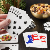Jeu De Cartes Logo du Parti démocrate (In Situ)