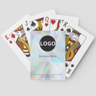 Jeu De Cartes Logo Holographique Personnalisé