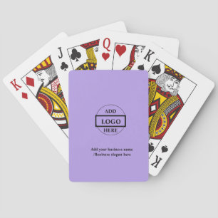 Jeu De Cartes Logo personnalisé simple et élégant ici société   