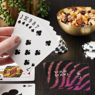 Jeu De Cartes Logo personnalisé simple et élégant ici société je