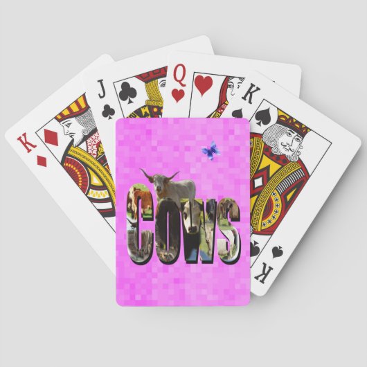 Jeu De Cartes Logo Photo Vache Avec Vache Highland, (dos)