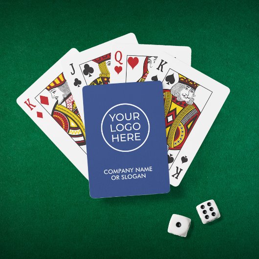 Jeu De Cartes Logo promotionnel Blue Business