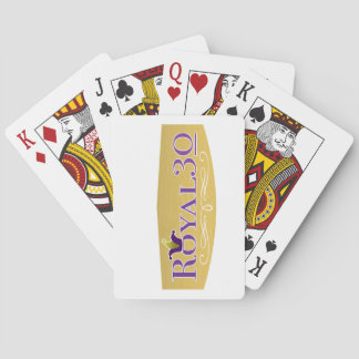 Jeu De Cartes Logo Royal 30