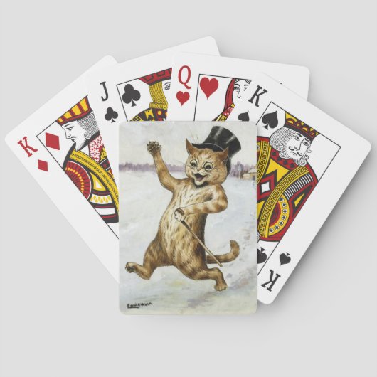 Jeu De Cartes Lois Wain Chat dans un chapeau (dos)