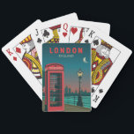Jeu De Cartes Londres Angleterre Retro Travel Art Vintage<br><div class="desc">Design d'art vectoriel à Londres. Londres,  capitale de l'Angleterre et du Royaume-Uni,  est une ville du 21ème siècle avec une histoire qui remonte à l'époque romaine.</div>