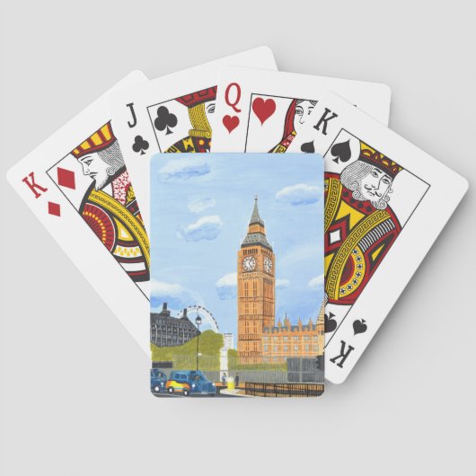 Jeu De Cartes Londres Big Ben (dos)