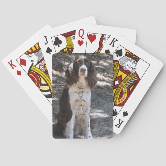 Jeu De Cartes Long Bras de la Paw jouer aux cartes (dos)