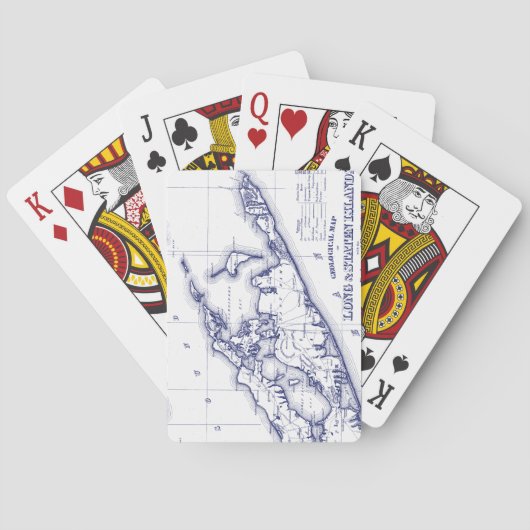 Jeu De Cartes Long Island The Hamptons Map VC (dos)