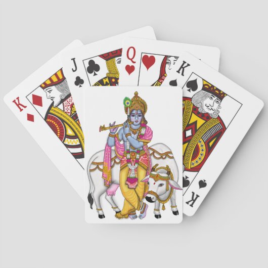 Jeu De Cartes Lord Krishna Jouer des cartes (dos)