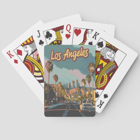 Jeu De Cartes Los Angeles California Vintage (dos)