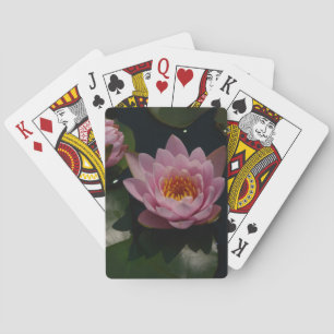 Jeu De Cartes Lotus Nénuphar Rose Jouer Cartes