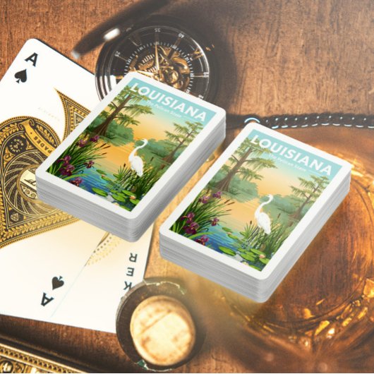 Jeu De Cartes Louisiane vintage