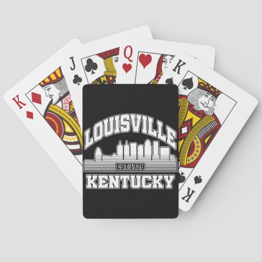 Jeu De Cartes Louisville, Kentucky (dos)