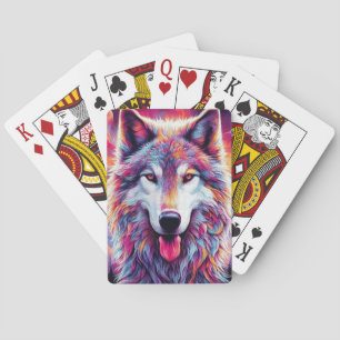 Jeu De Cartes Loup coloré