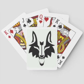 Jeu De Cartes Loup jouant aux cartes