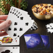 Jeu De Cartes Loup, Lune et Nuit Bleue (In Situ)