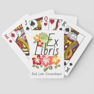 Jeu De Cartes Louveur du livre d'Hibiscus coloré