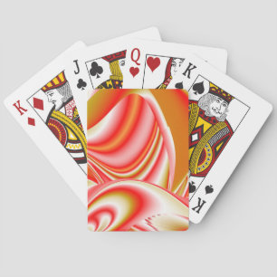 Jeu De Cartes Love and Gold Abstrait 3D Rainbowart