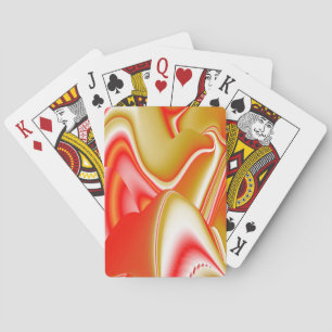 Jeu De Cartes Love and Gold Abstrait 3D Rainbowart