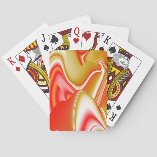 Jeu De Cartes Love and Gold Abstrait 3D Rainbowart (dos)