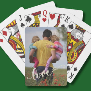 Jeu De Cartes Love Family Photo personnalisée