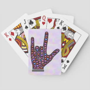Jeu De Cartes Love Hand Sign Jouer aux cartes