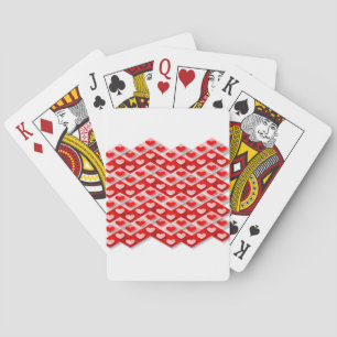 Jeu De Cartes Love Heart Motif