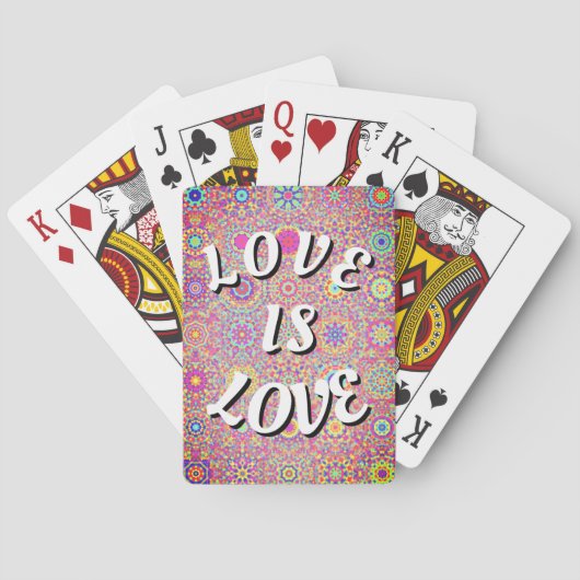 Jeu De Cartes Love Is Love Fierté (dos)