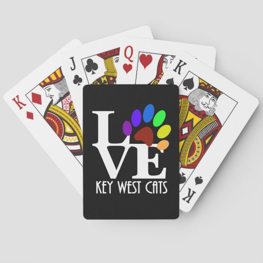 Jeu De Cartes LOVE Key West Cats (dos)