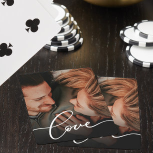 Jeu De Cartes Love Script Custom Photo Playing Cartes