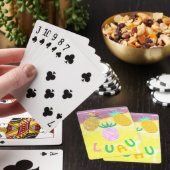 Jeu De Cartes Luau d'été à l'ananas (In Situ)