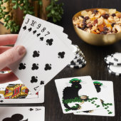 Jeu De Cartes Lucky Le Conversation Noir Saint Patrick's Day (In Situ)