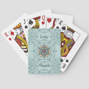 Jeu De Cartes Lucky Mandala Personnalisé Lecture Cartes