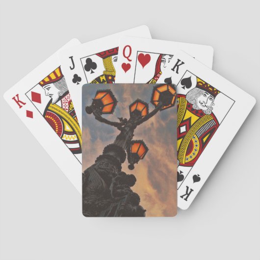 Jeu De Cartes lumière de rue (dos)