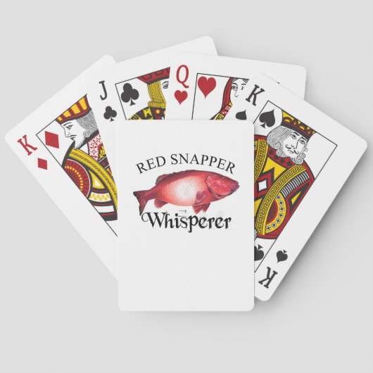 Jeu De Cartes Lumière de Whisperer de Red Snapper (dos)