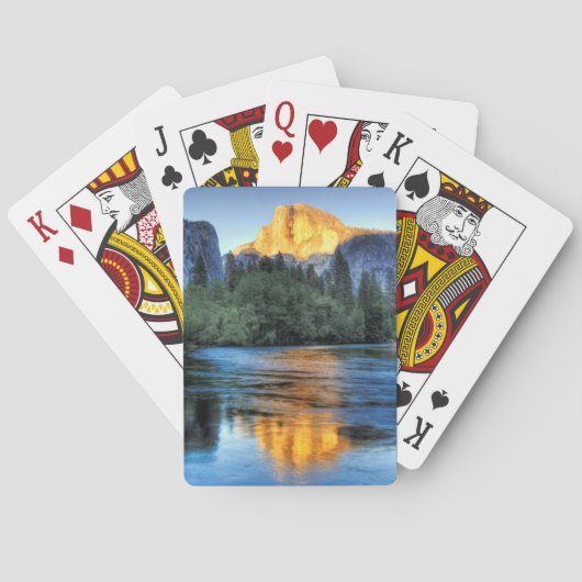 Jeu De Cartes Lumière dorée sur Half Dome (dos)