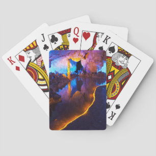 Jeu De Cartes Lumières dans la grotte de la flûte de roseau, Chi
