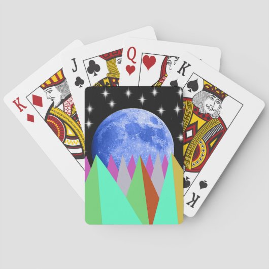 Jeu De Cartes Lune bleue (dos)