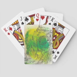 Jeu De Cartes Lune bleue au-dessus de la plate-forme de Canmore