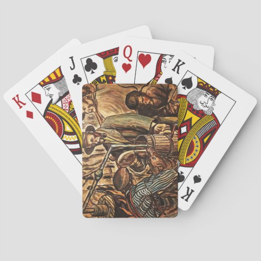 Jeu De Cartes Lune faisant blanc éclair Whiskey Liqueur (dos)