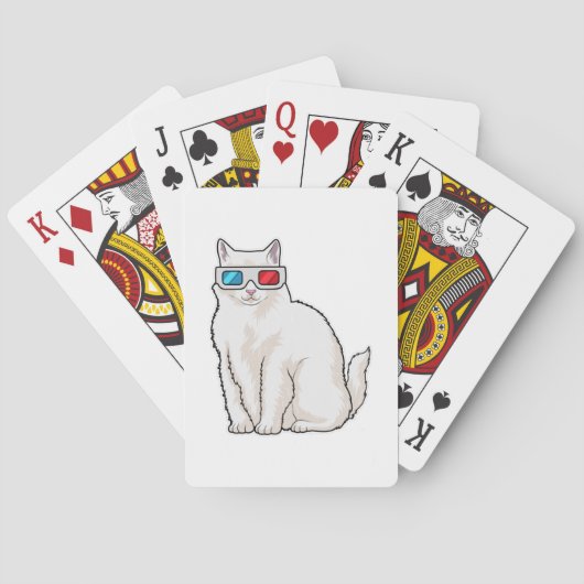 Jeu De Cartes Lunettes de chat (dos)