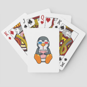 Jeu De Cartes Lunettes de cinéma Penguin Coupe de boisson