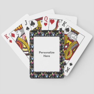 JEU DE CARTES LUNETTES DE COCKTAIL PERSONNALISABLES JOUER CARTES