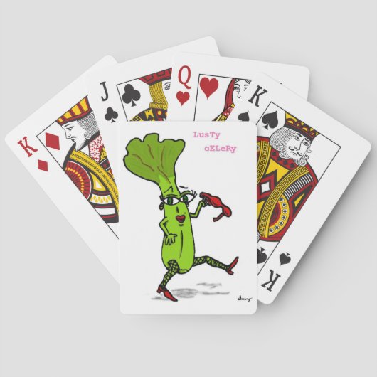 Jeu De Cartes Lusty Celery Jouer des cartes (dos)